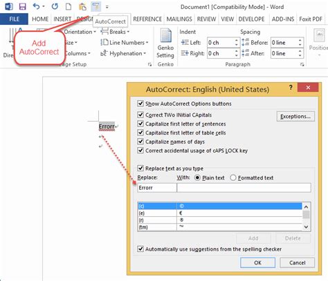 How To Turn On Autocorrect In Word 2019 Nanaxbasics