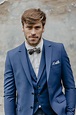 Satte Farben für den stilvollen Bräutigam | Hochzeitsanzug, Mann anzug ...