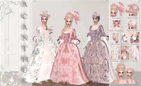 Acanthus Sims Grand Opening Rococo Court Collection Part I Patreon