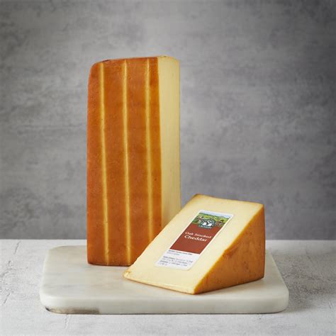 Naturally Oak Smoked Cheddar Cheese Cheese Wedges And Blocks