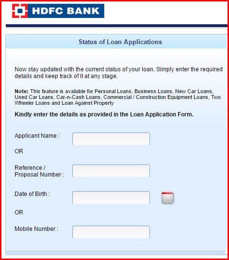 Govt received over 100 crores by. How to Check HDFC Loan Application Status - IndBankGuru