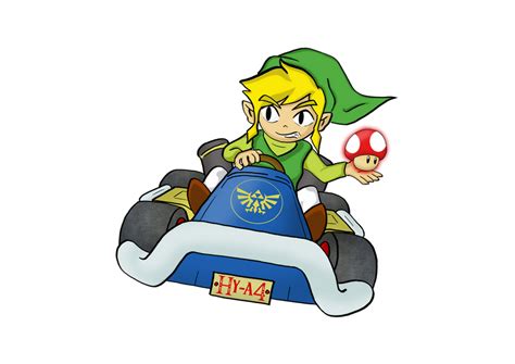 Mario Kart Toon Link By Vdburg On Deviantart