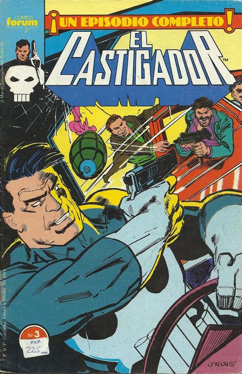 Portadas Marvel El Castigador Nº3 1988