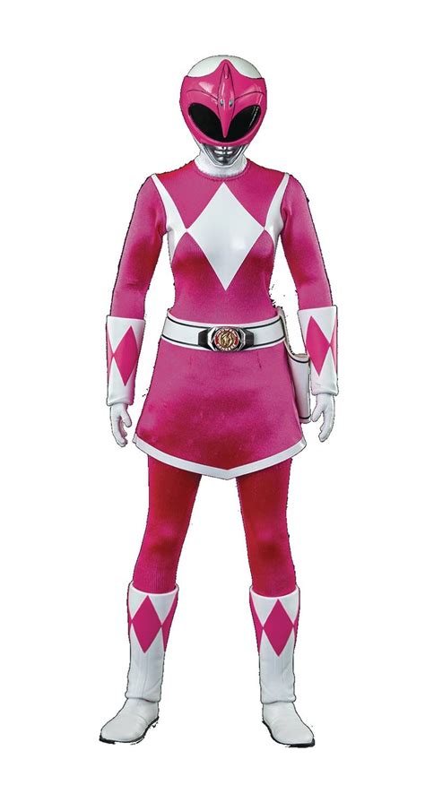 JAN242484 MIGHTY MORPHIN POWER RANGERS PINK RANGER 1 6 SCALE AF