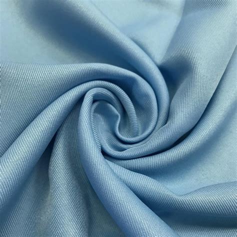 Twill Woven Fabric Drapery Soft 60 Inches By The Yard Light Blue