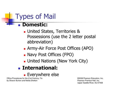 Ppt Chapter 7processing Mail Incoming Mail Powerpoint Presentation