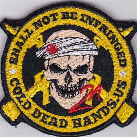 Shall Not Be Infringed Morale Patch Velcro Cold Dead Hands