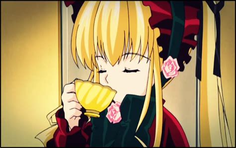 Shinku Is Drinking A Cup Of Tea By Marycreationss On Deviantart
