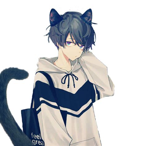 Anime Boy With Cat Kawaii Wallpapers Wallpaper Cave