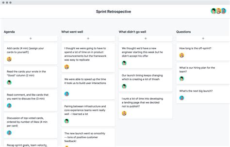 Sprint Retrospective Templates