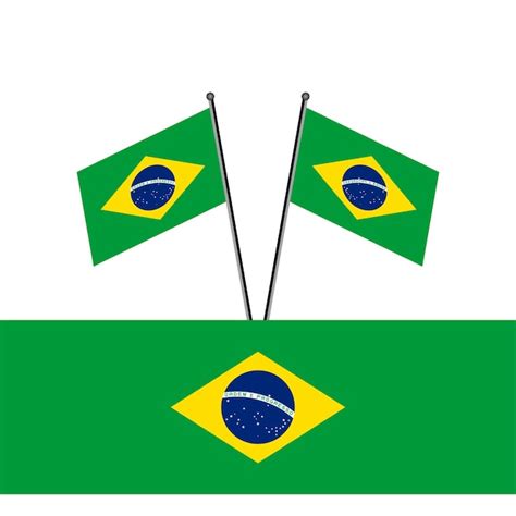 Premium Vector Illustration Of Brazil Flag Template