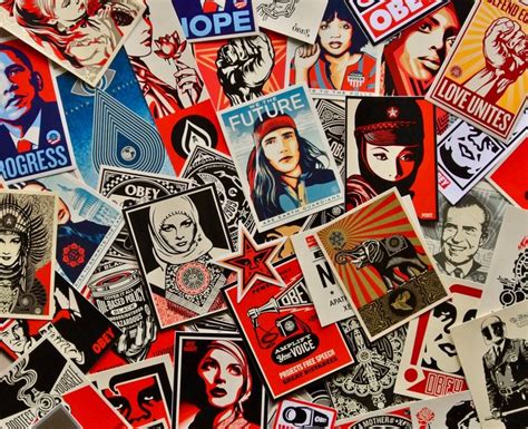 Shepard Fairey Obey 20 Years Of Obey Sticker Art Catawiki