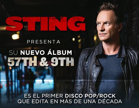 Sting Presenta Su Nuevo álbum 57th And 9th Parlantecl