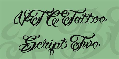 Vtc Tattoo Script Two Font · 1001 Fonts Tattoo Script 1001 Fonts Script