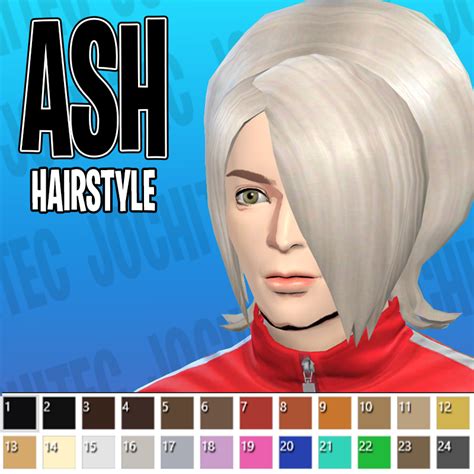 Ash Hairstyle By Jochi The Sims 4 Create A Sim Curseforge