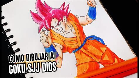 Las Mejores 110 Como Dibujar A Goku Ssj God Jorgeleonmx