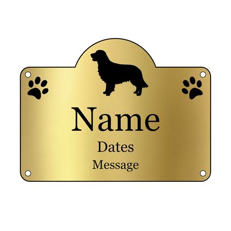 Pet Dog Memorial Engraved Plaque Personalised With Your Etsy Uk