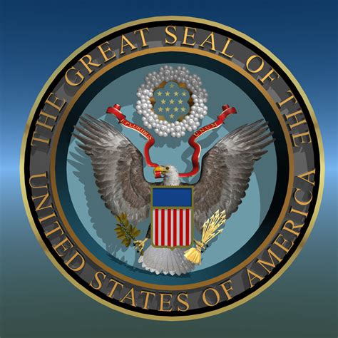 Seal Of The Us And The President Of The Us 3d Model Animated Cgtrader