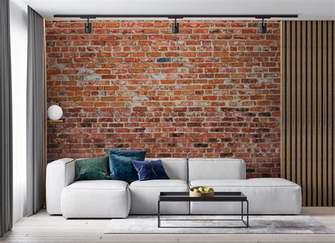 Rustic Brick Wall Living Room Ubicaciondepersonascdmxgobmx