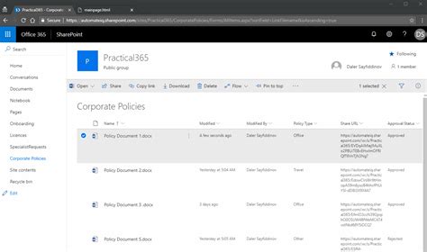 Facebook accounts are intended for individual use only. Using SharePoint Online Document Libraries as a Document ...