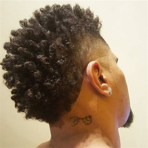 Black Man Twist Hairstyle Wavy Haircut