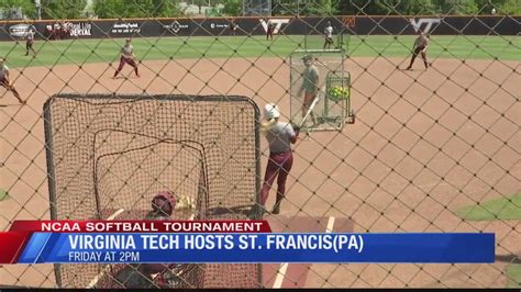 Virginia Tech Opens Up Ncaa Softball Tournament Friday Youtube