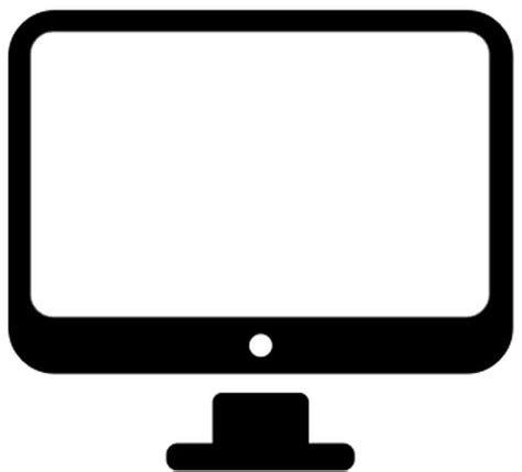 Small Computer Monitor Vector Clip Art Public Domain Vectors