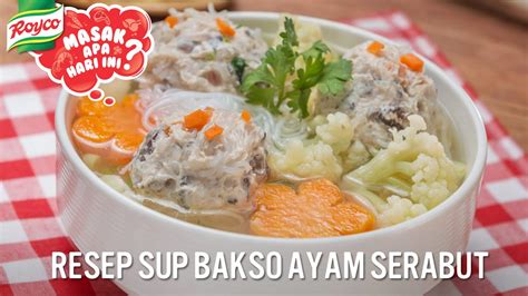 Sehingga ketika disantap, tekstur dan rasa bakso gorengnya akan lebih. Resep Sup Bakso Ayam Serabut - YouTube