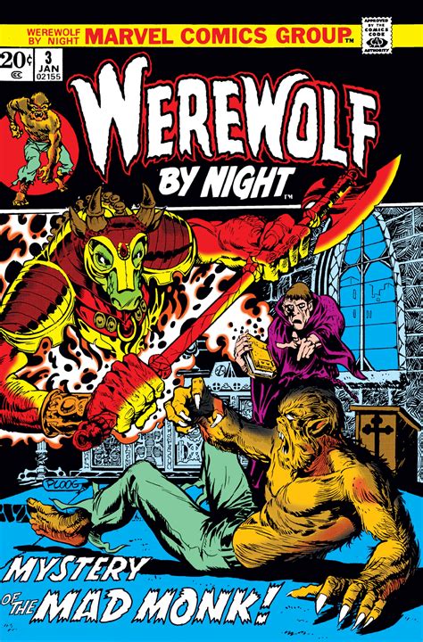 Werewolf By Night 1972 3 Comic Issues Marvel
