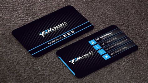 Customize your business card online and download it for free. Business Card Template Cdr Free Download - Cards Design ...