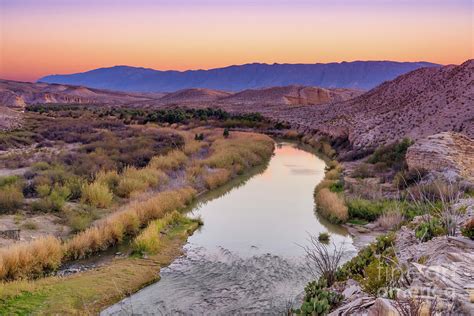 Rio Grande River Dusk Photograph By Bee Creek Photography Tod And