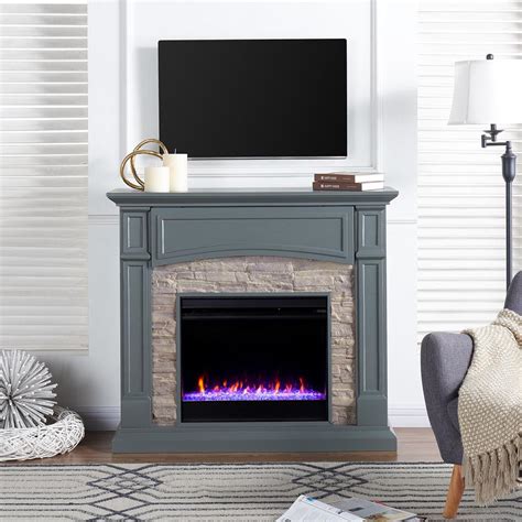 Southern Enterprises Ernesto Color Changing 46 In Electric Fireplace