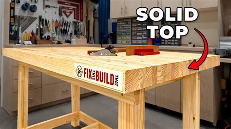 Building A Sturdy Workbench With Cheap Wood Youtube