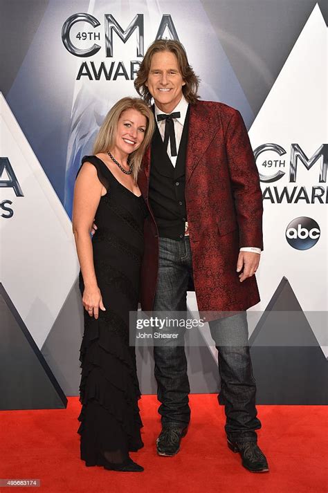 Stephanie Paisley And Singer Billy Dean Attend The 49th Annual Cma