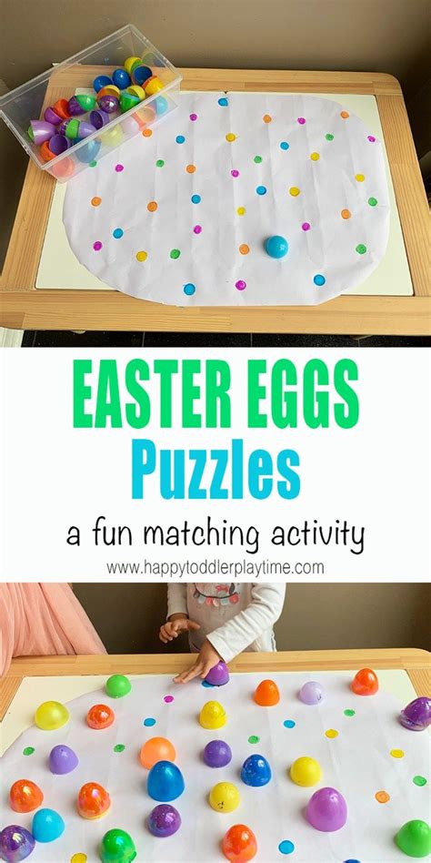 Easter Egg Puzzle Happy Toddler Playtime Easter Activities For Kids