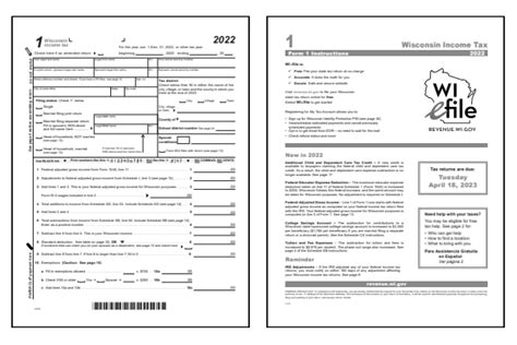 Wisconsin Tax Forms And Instructions For 2022 Form 1