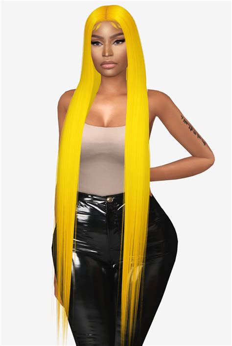 Alecseycool Queen Barbie Hair 3 Versions 30 Denyes Sims Sims 4