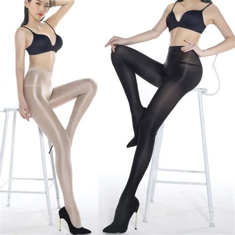 Classic Hottest Womens Sheer Sexy Shiny Glossy Tights Oil Pantyhose