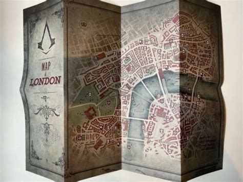 MAP ONLY Assassins Creed Syndicate Big Ben Charing Cross Edition PS4