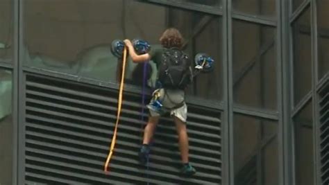Watch Man Climbs Trump Tower With Suction Cups