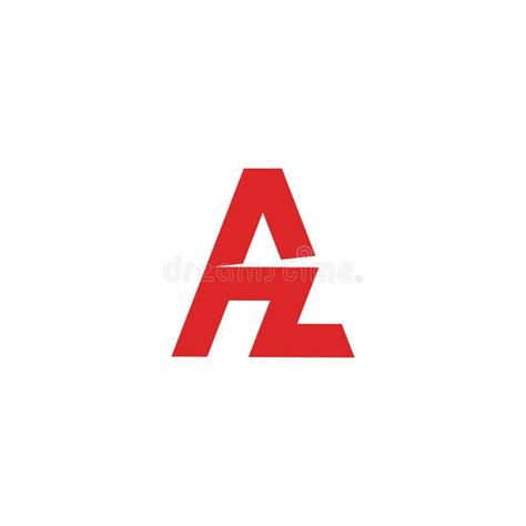 Initial Letter Az Logo Or Za Logo Vector Design Template Stock Vector