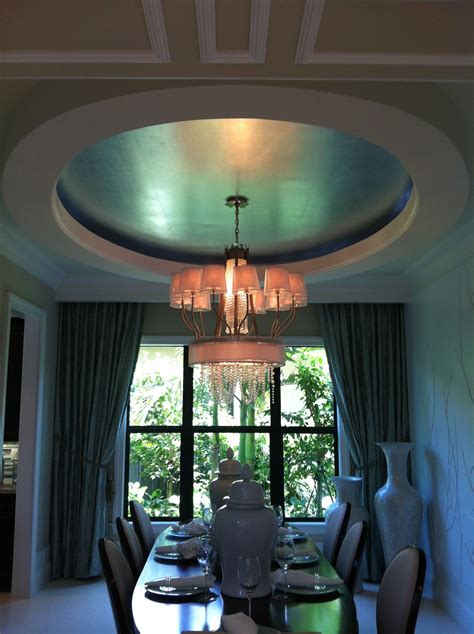 Tray Ceiling With Lighting In Dining Room Tray Ceiling Dining Room