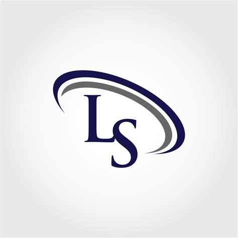 Monogram Ls Logo Design By Vectorseller Thehungryjpeg