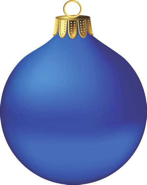 Blue Christmas Ornaments Png Png Image Collection