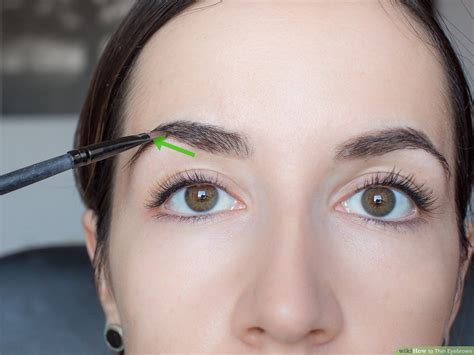 3 Ways To Thin Eyebrows Wikihow