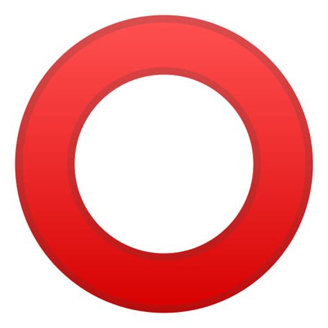 Red Circle Transparent Background