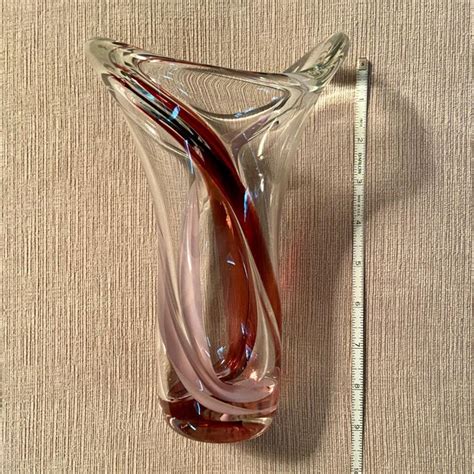 Barry Entner Handblown Fine Art Glass Vase Chairish