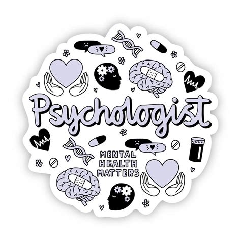 Psychologist Sticker Psychology Wallpaper Psychologist Print Stickers