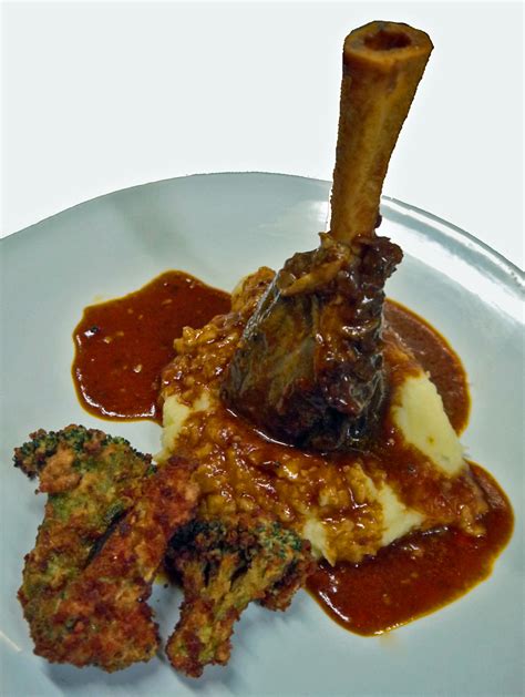 The two that we purchased were meaty enough to feed a small army! Rosemary Lamb Shanks Slow Braised In Dark Beer - Wine ...