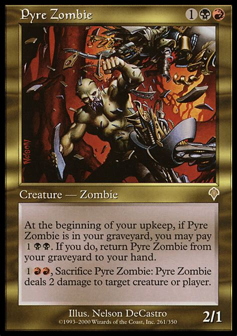 Pyre Zombie Magic The Gathering Mtg Card